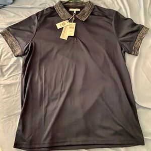 Vince Camuto Navy Blue Polo